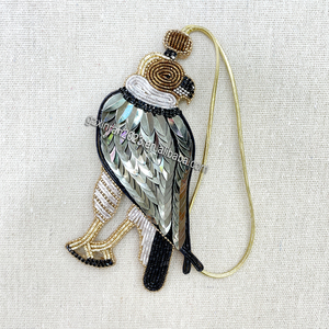 PH121 Nouveauté Patch Aigle en Strass Fait Main, Appliques Aigle et <span class=keywords><strong>Perroquet</strong></span> de Luxe Scintillantes, Breloque de Sac avec Anneau de Suspension - Product Image 2