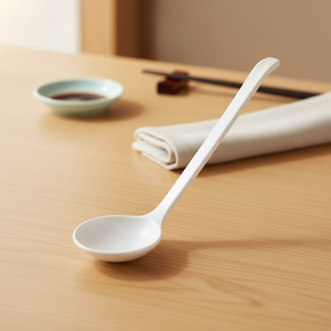 Best Seller New Printed Melamine Long <strong>Ramen</strong> Soup <strong>Spoon</strong> for Restaurant - Product Image 3