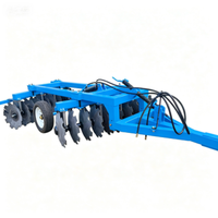 Herse à disques tractée 160 CV, profondeur de travail réglable, 5-7,8 mu/h pour la préparation et le traitement des terres agricoles de blé et de maïs