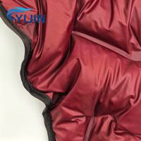 Nouveau design de tissu en nylon taffetas tissé avec finition brillante anti-plume pour vestes d'hiver rembourrées pour filles et garçons