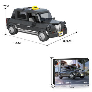 Bloques de Construcción de Plástico ABS, Modelo de Coche de Carreras, Juguete de Ensamblaje DIY para Niños - Product Image 2