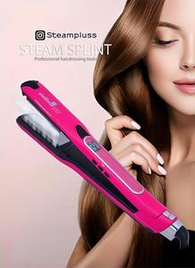 Professional Salon Titanium Carbide Coating Digital LCD <strong>MINI</strong> Rose Steam <strong>Hair</strong> <strong>Straightener</strong> with Removable Comb Electric Source - Product Image 5
