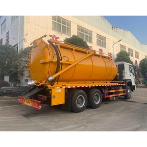 รถบรรทุกดูดสิ่งปฏิกูล/รถบรรทุกถังสุญญากาศ HOWO 6X4 ขนาด 20000 ลิตร 18 คิว 20 ตัน ยี่ห้อดัง พร้อมปั๊ม Moro จากอิตาลี ขายดี - Product Image 4