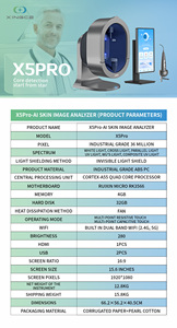 Bas <span class=keywords><strong>tarif</strong></span> 2 styles de couleur choisissez l'analyseur de test de peau du visage Cutometer d'élasticité X5 Pro ai Machine d'analyseur d'image de peau - Product Image 6
