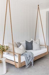 Échantillon gratuit de l'usine Offre Spéciale corde <span class=keywords><strong>bois</strong></span> cadre <span class=keywords><strong>en</strong></span> aluminium jardin patio balançoire extérieur <span class=keywords><strong>hamac</strong></span> lit suspendu - Product Image 6