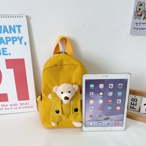 <span class=keywords><strong>Zaino</strong></span> carino con orsacchiotto per bambini piccolo zainetto da scuola materna morbido con logo alla moda borsa da viaggio per bambini - Product Image 5