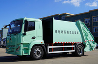Camion compacteur de déchets électrique zéro émission avec un rapport de compression élevé pour l'assainissement en vrac