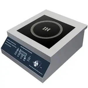 Knob design 5KW commercial induction cooker large power induction cookertop single hob induction stove with high efficiency