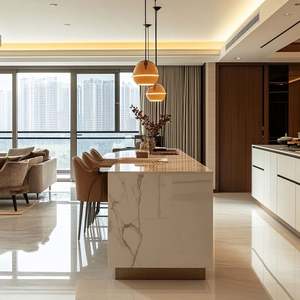 Juego de Muebles de Cocina de Diseño Profesional Canadiense Moderno, Diseño de Gabinetes de Cocina Completos para Apartamento, Cocina Moderna - Product Image 5