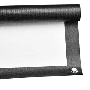100 inch giá rẻ nhất đơn giản màn hình chiếu vải cuộn lên PVC màn hình chiếu rèm - Product Image 5