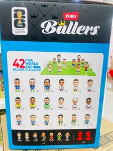 Figura Coleccionable Original <span class=keywords><strong>de</strong></span> la <span class=keywords><strong>Serie</strong></span> <span class=keywords><strong>Ballers</strong></span> 1 <span class=keywords><strong>de</strong></span> ZURU, Cápsula <span class=keywords><strong>de</strong></span> Fútbol Soccer Fan Zone, para Fanáticos del Fútbol y Coleccionistas <span class=keywords><strong>de</strong></span> Deportes - Product Image 2