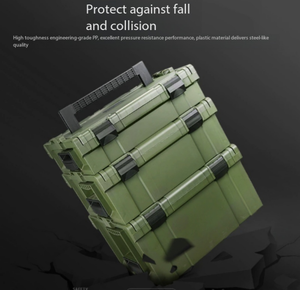 DF 17L/25L /34L Multi-layer <b>Stackable</b> Protective <b>Box</b> <b>Tool</b> Chest Plastic Hardware Combination Set - Product Image 3