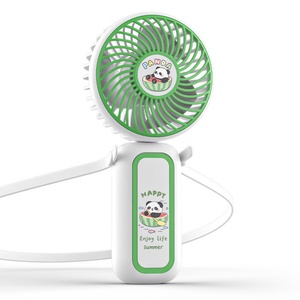 Summer Portable Mini Pocket Fan Three-Speed Rechargeable USB Electric Air Cooling Design Beautiful 5V English-speaking <b>Plastic</b> - Product Image 2