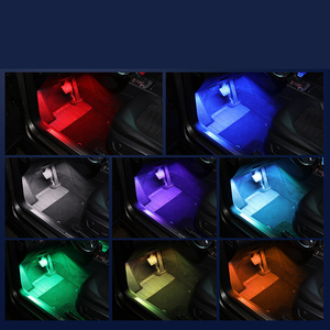 Automotive <b>Interior</b> Decorative <b>Lights</b> LED <b>Car</b> Foot <b>Light</b> 48 LED Atmosphere Lamp Automotive LED Floor and Atmosphere <b>Lights</b> - Product Image 4