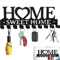 Sweet Factory Supply Metal Wall Mount Key Hook Hanger Design Unique Crochets de nouveauté pour la décoration de la maison Porte-serviettes Crochets uniques