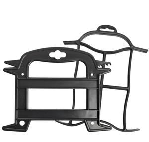 Support de rangement extérieur Tiger-Head pour cordes d'ombrelle et laisses d'animaux, avec un design élégant en forme de cadre enroulé - Product Image 1