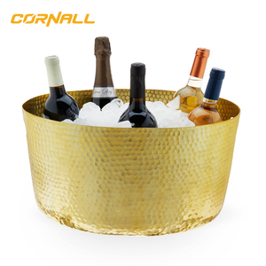 Hielera para <span class=keywords><strong>Vino</strong></span>, Cubitera Grande Personalizada, Tazón de Hielo de Lujo de Acero Inoxidable, para Bar, Champán, Cerveza, <span class=keywords><strong>Vino</strong></span> Rosado - Product Image 2