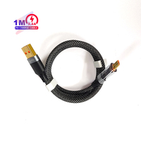 Cable de Carga Superrápida PD de 60W, Certificado MFi, Conector Micro USB de 8 Pines, Transferencia de Datos de 480Mbps, Uso en Computadora, Recordatorio de Luz Inteligente
