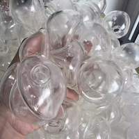 Balle de décompression en cuir transparente ronde en TPR, jouet anti-stress à faire soi-même, balle à eau à presser, jouet DIY pour soulager le stress