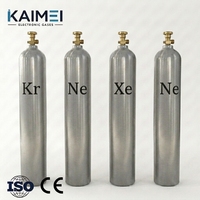 Neon Gas Cylinder Ne 99.999% High Pressure 150Bar 10L 40L 47L 50L Semiconductor Seamless Steel Tank for Specialty Gas Use KAIMEI