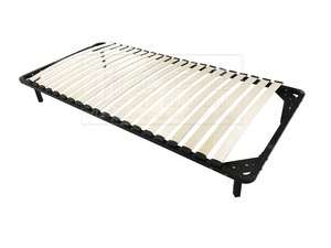 Zero-tiếng ồn Nữ Hoàng Slatted khung giường + nền tảng thép 15-phút công cụ miễn phí lắp ráp scandi phong cách tối giản - Product Image 3