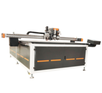 Máquina cortadora de cuchilla oscilante CNC económica, cortadora de Plotter, maquinaria de producción de cuero genuino