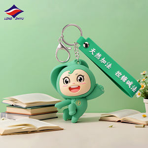 Longzhiyu 18 ans Usine En Gros Personnalisé 3d Pvc Mini Porte-clés <span class=keywords><strong>De</strong></span> <span class=keywords><strong>Voiture</strong></span> Personnalisé Dessin Animé logo Designer Porte-clés - Product Image 5