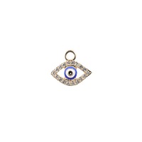Accessoires de mode DIY : Pendentif unique en alliage ajouré motif œil de démon pour colliers et bracelets