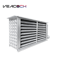 Intercambiador de Calor Aletado Resistente a la Corrosión a Altas Temperaturas para Gases de Combustión de Hornos de Fusión, Ideal para la Recuperación de Calor Residual