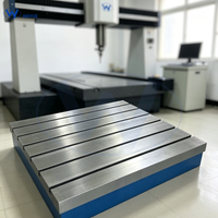 Table modulaire grande en fonte anti-déformation certifiée CE OEM avec plateforme à rainures en T pour l'inspection des lentilles optiques et des miroirs