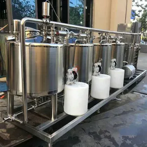 Stainless steel CIP cleaning machine station automatic CIP system for beer equipment