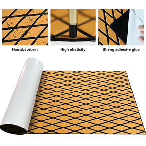 Revêtement <span class=keywords><strong>de</strong></span> pont <span class=keywords><strong>de</strong></span> bateau en mousse EVA antidérapant, imitation teck, anti-UV, personnalisable, pour yacht, vente en gros KT GuoMei - Product Image 3