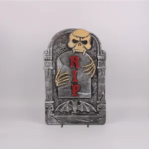 Theme Party Supplies Cemetery Yard Decoration Scary Props Halloween Foam Tombstone