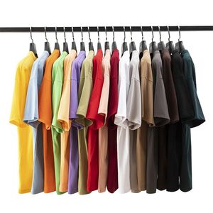 T-Shirt Classica in Cotone a Collo Tondo Bianca Taglia Grande Pesante con Stampa Digitale Personalizzata del Logo per Uomo - Product Image 6