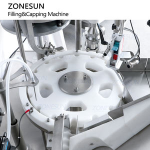 ZONESUN, bomba peristáltica monobloque automática, servomotor, colágeno, botella de bebida <span class=keywords><strong>juvenil</strong></span>, máquina de llenado y tapado de líquido - Product Image 5