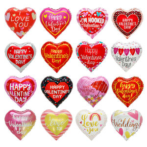 Palloncini in pellicola di alluminio a forma di cuore da 18 pollici per San Valentino - Decorazioni a forma di cuore per feste di matrimonio per simboleggiare l'<span class=keywords><strong>amore</strong></span>. - Product Image 1