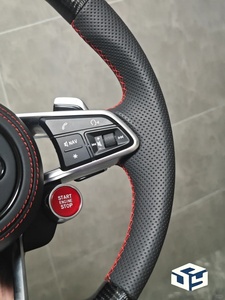 Volante de Fibra de Carbono Forjado para Audi A4 B9 A5 A3 S4 S5 RS4 RS5 2017 2018 2019 2020 2021 <span class=keywords><strong>2022</strong></span> - Product Image 3
