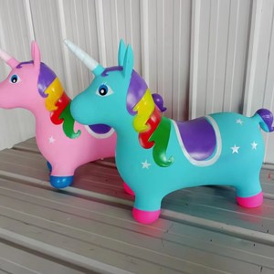 Toptan kalınlaşmış atlama at lateks şişme oyuncaklar çocuklar için Pony kauçuk at anaokulu için - Product Image 4