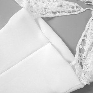 <span class=keywords><strong>Robe</strong></span> Amincissante Élégante Manches Longues <span class=keywords><strong>Dentelle</strong></span> <span class=keywords><strong>Moulante</strong></span> pour Soirée Anniversaire - Product Image 6