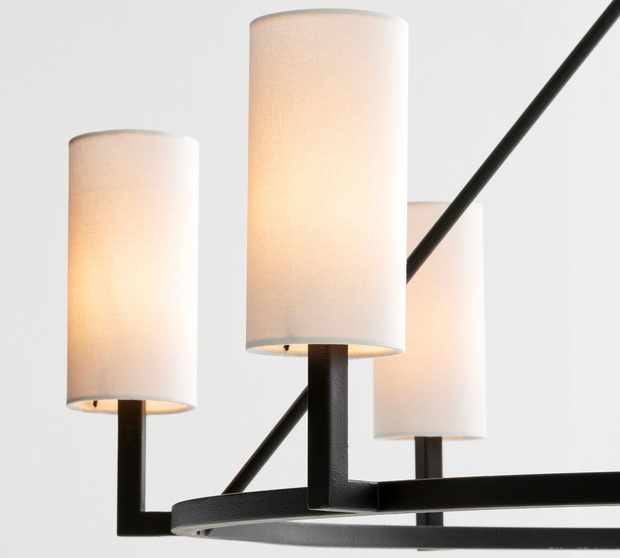 light luxury crystal metal round chandelier
