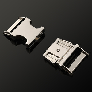 Hebilla de liberación lateral metálica Jiuyuan plateada, accesorios duraderos para bolsos - Product Image 2