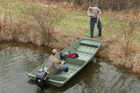 Petit Pas Cher En Aluminium Entièrement Soudé Pêche Bateau à moteur Avec Palette À Vendre
