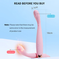 G-Punkt Vibrator weibliche Doppelkopf wiederauf ladbare starke Schock neckt Klitoris Stimulation Massage AV-Stick Masturbation sband