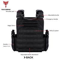 Gilet tactique personnalisé TEXUEBING pour extérieur, système Molle à libération rapide, logo personnalisé, porte-plaques avec pochette pour chargeurs