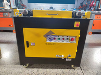 Cintreuse de barres robuste semi-automatique universelle à commande PLC, en acier au carbone, entraînée par moteur 4kW