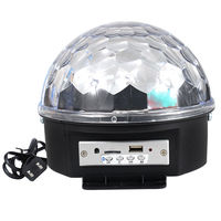 Coloré rotatif cristal Disco LED Laser boule magique lumières de scène pour Bluetooth télécommande faisceau projecteur grande magie pour