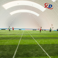 Structures de support aérien : Dôme moderne, Tente gonflable, Membrane PTFE PVDF pour terrains de Padel, de basketball, de tennis, parcs, écoles et applications écologiques