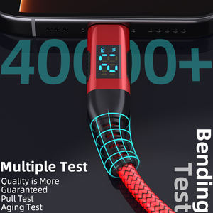 <span class=keywords><strong>C</strong></span>âble OEM de marque pour écran LED, 27W, <span class=keywords><strong>USB</strong></span>-<span class=keywords><strong>C</strong></span> vers 8 broches, protocole QC 3.0 PD, <span class=keywords><strong>c</strong></span>âble de données en cuivre pour téléphone portable iPhone 14 13 - Product Image 4