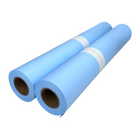 Rollo de Papel para Dibujo CAD de 20 Pulgadas, 80gsm, Ecológico, con Revestimiento de Silicona de Doble Cara, Blanco/Azul, Personalizado de Fábrica