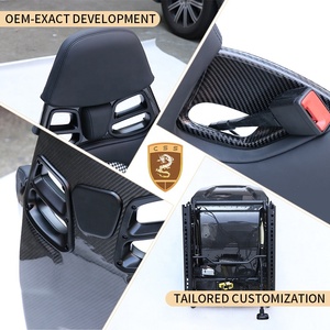 Sedili Sportivi a Guscio per Porsche Cayman Boxster Serie 911 991 992 GT3 RS Panamera Taycan Sedile da Corsa per Interni Auto in Fibra di Carbonio - Product Image 3